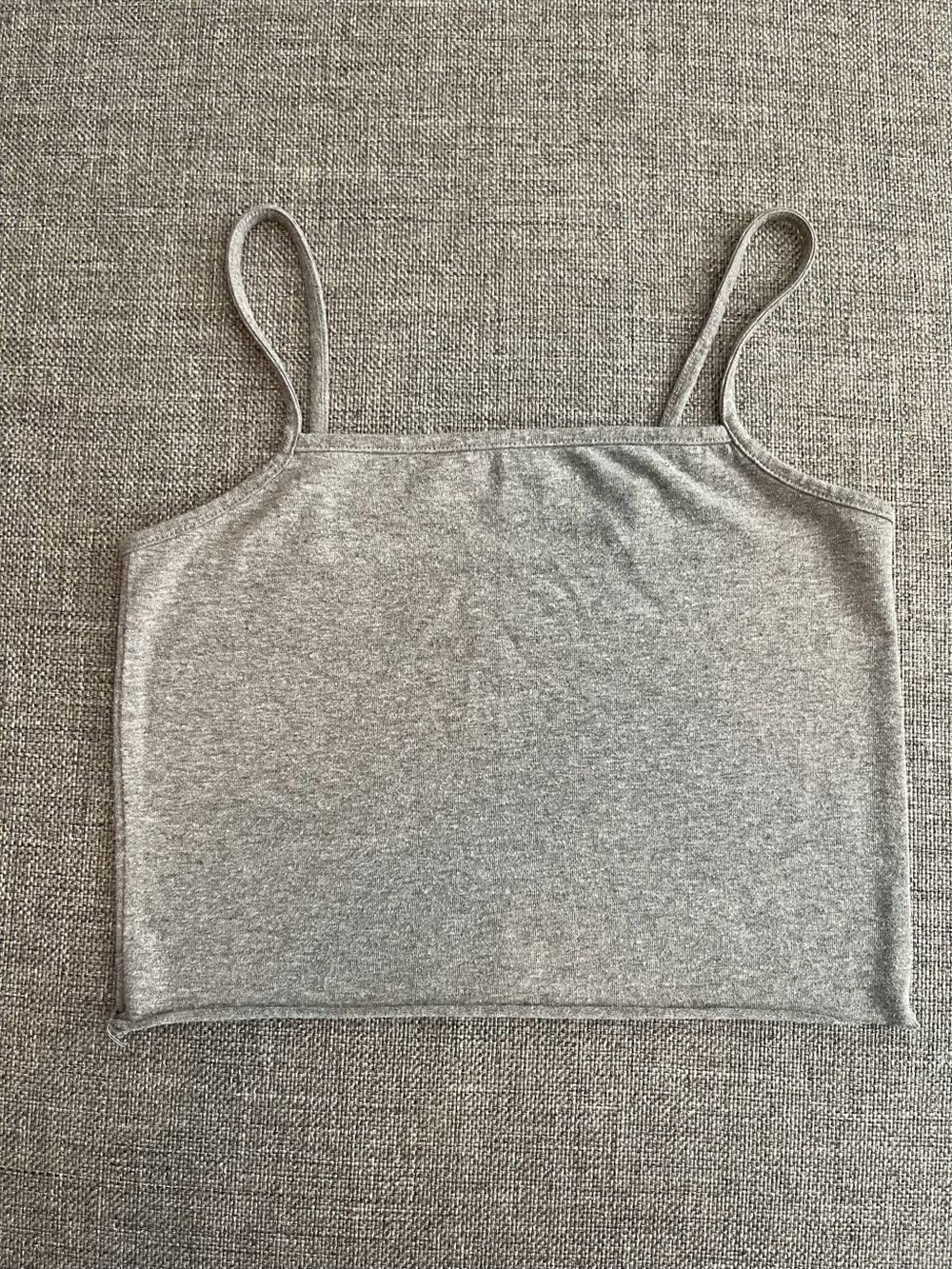 wild fable Gray Cropped Spaghetti Strap Camisole